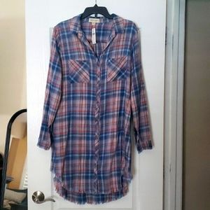 Cloth and Stone Flannel Dress Size Lrg